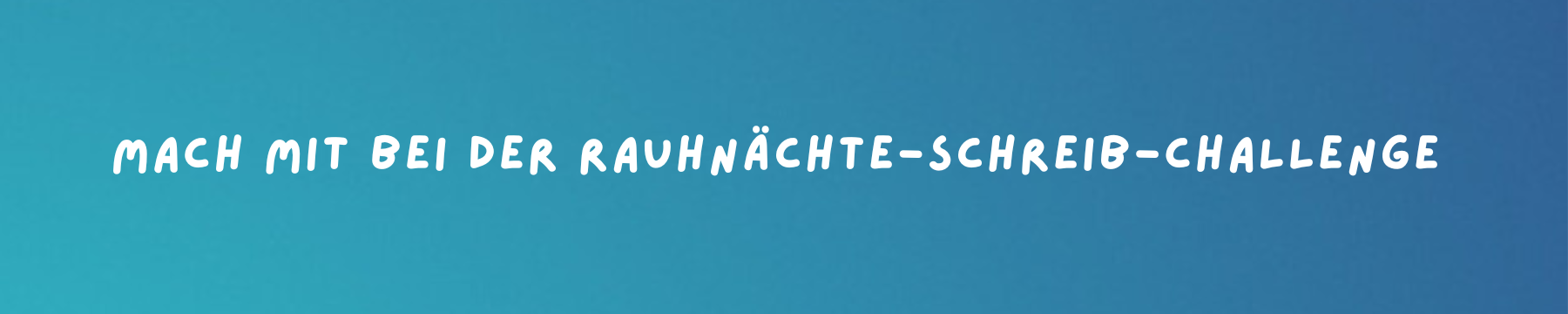 Rauchnächte-Schreib-Challenge